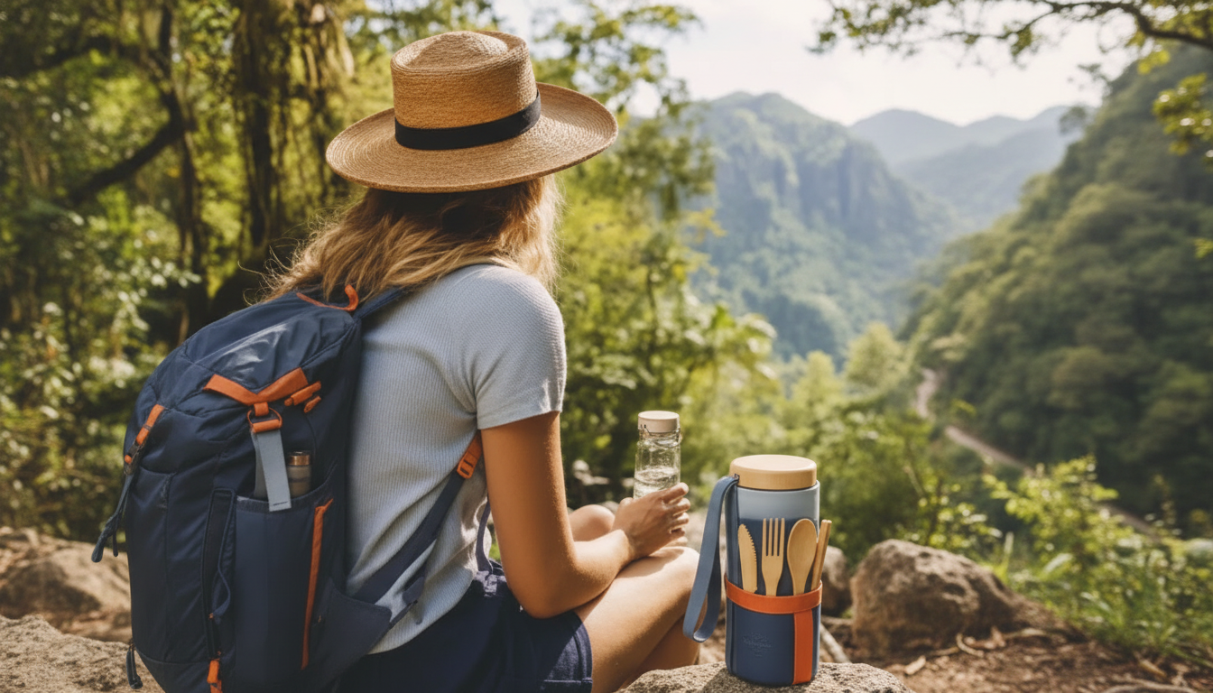 Eco-Friendly Travel Example: Train, Walk, and Transit